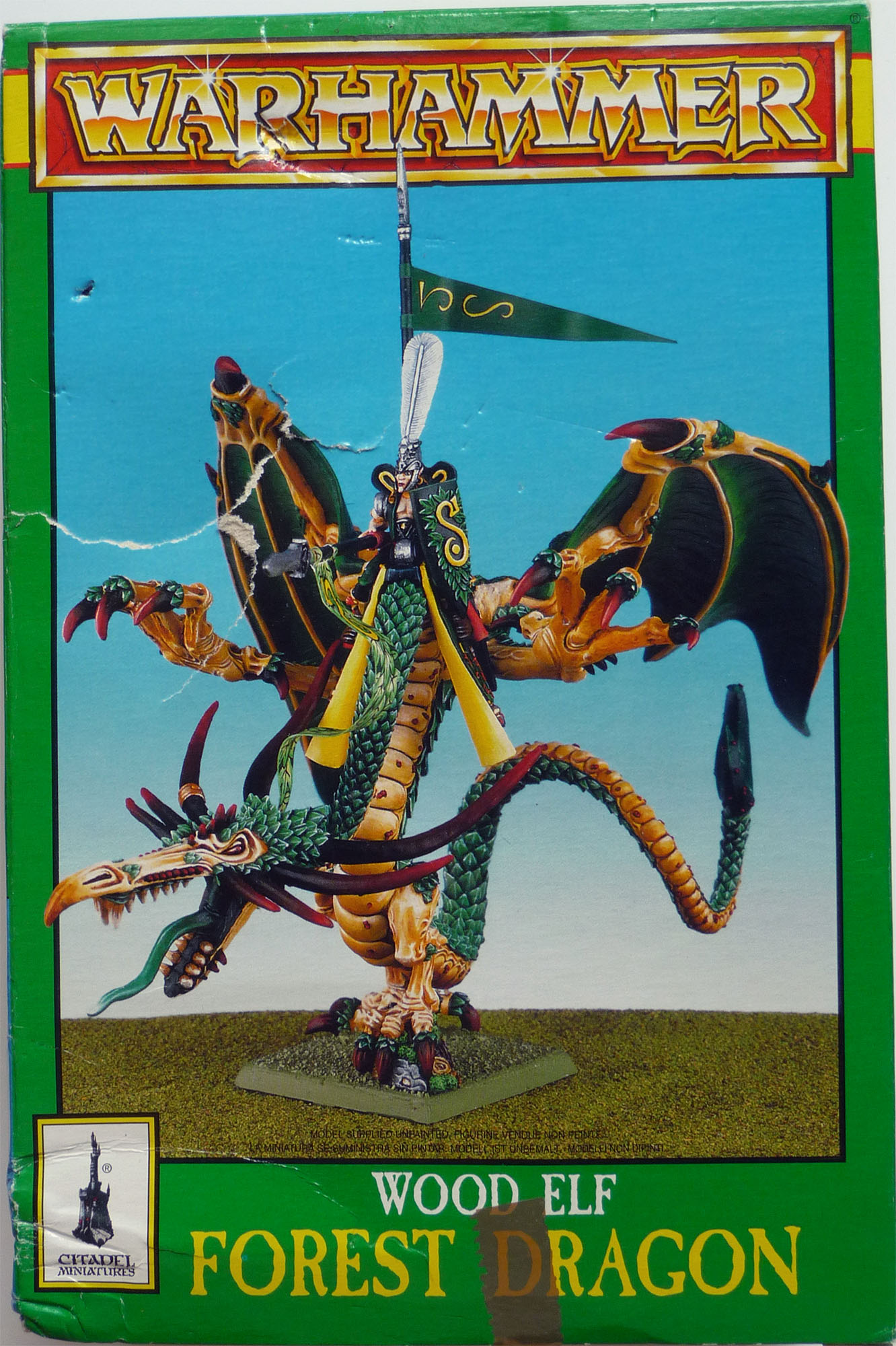 1987 DRAG3 Green Dungeons & Dragons Games Workshop Citadel Warhammer Dwarf AD&D